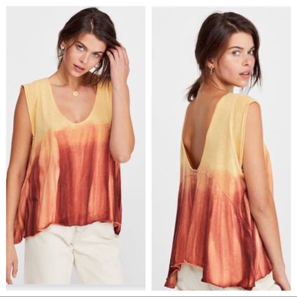 Free People Tops - NWT FREE PEOPLE PARADISE OMBRÉ TEE